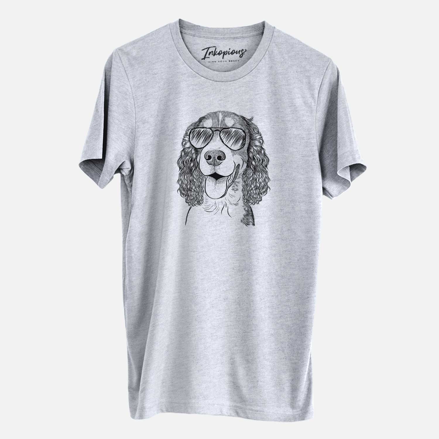 Aviator Delilah the English Springer Spaniel - Unisex Crewneck