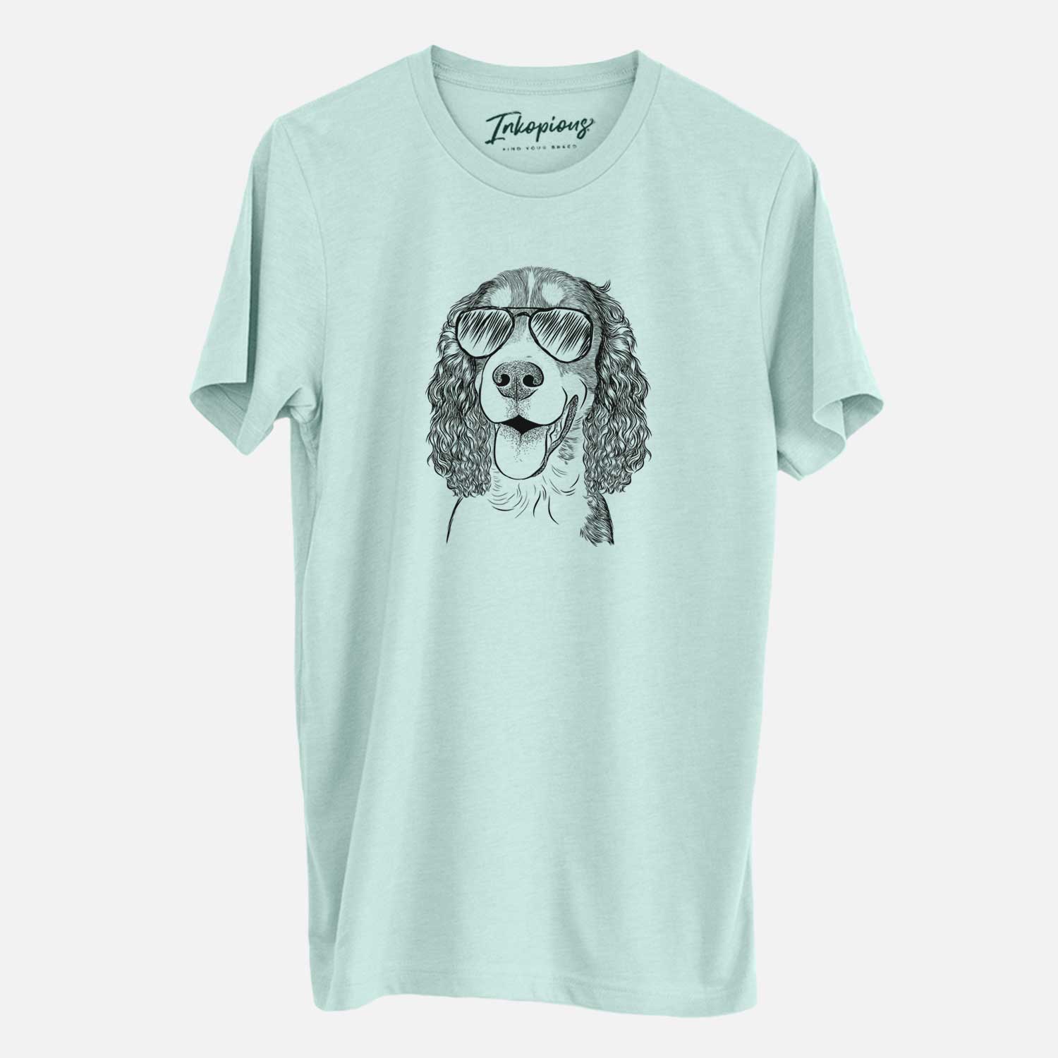 Aviator Delilah the English Springer Spaniel - Unisex Crewneck