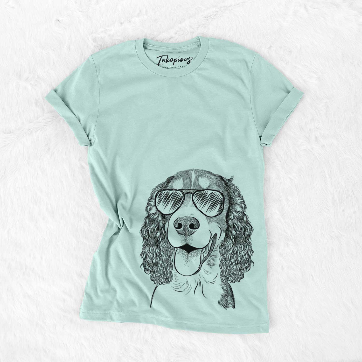 Aviator Delilah the English Springer Spaniel - Unisex Crewneck