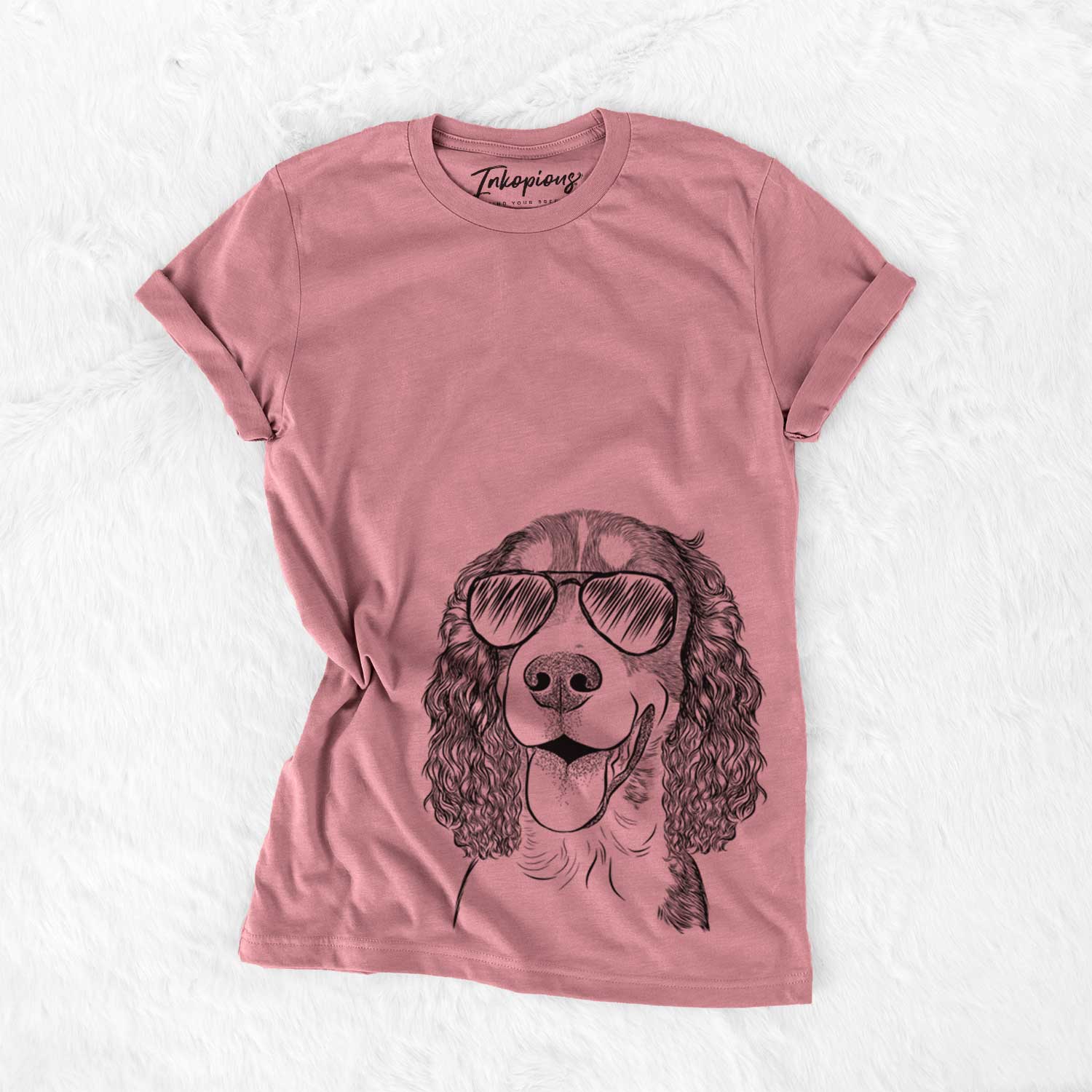 Aviator Delilah the English Springer Spaniel - Unisex Crewneck