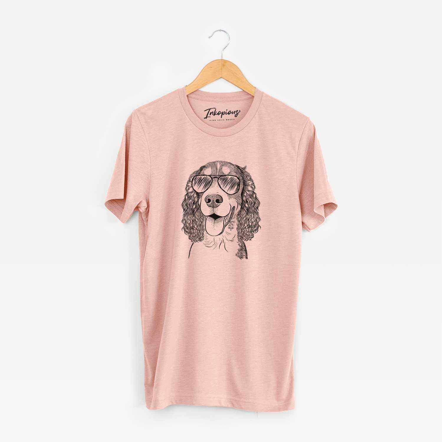 Aviator Delilah the English Springer Spaniel - Unisex Crewneck