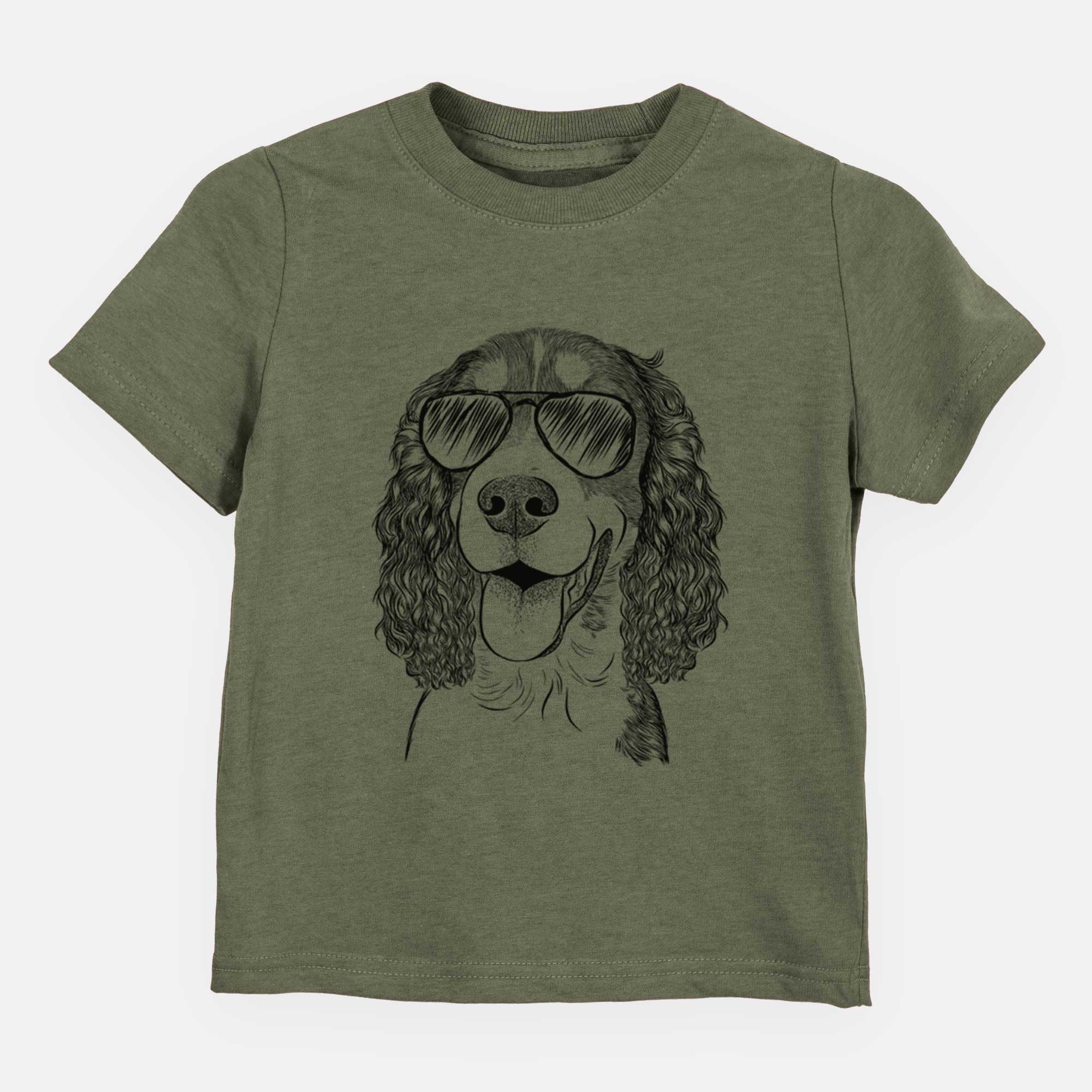 Aviator Delilah the English Springer Spaniel - Kids/Youth/Toddler Shirt