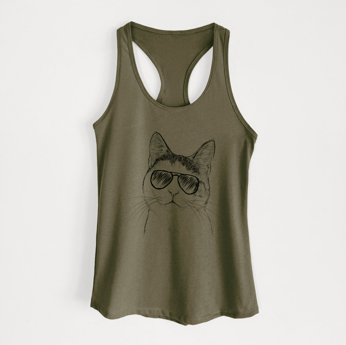 Denver the Calico Cat - Women's Racerback Tanktop