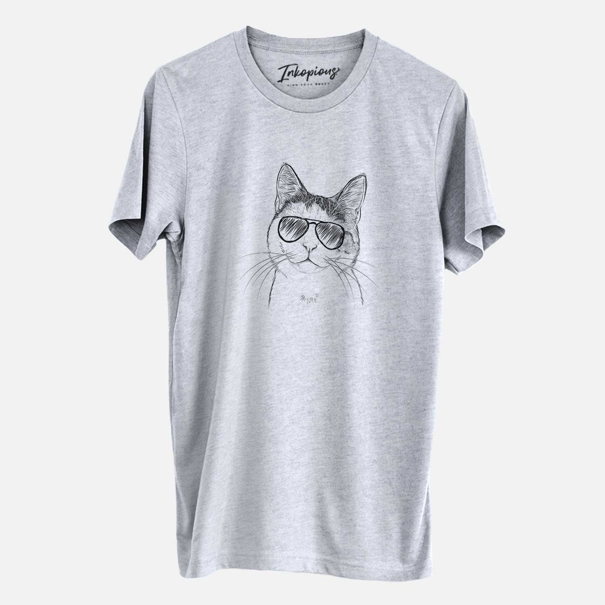 Aviator Denver the Calico Cat - Unisex Crewneck