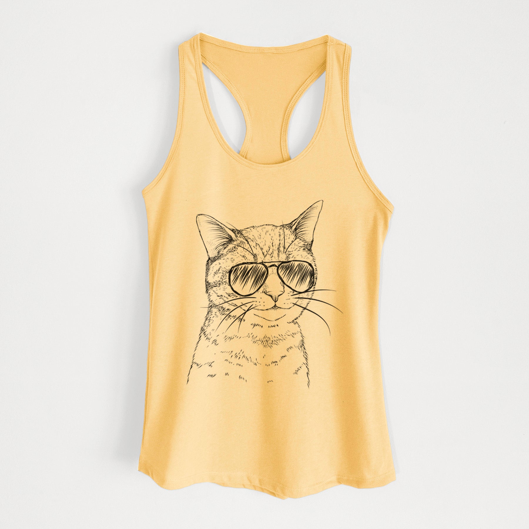 Dexter the Domestic Shorthair - Women's Racerback Tanktop