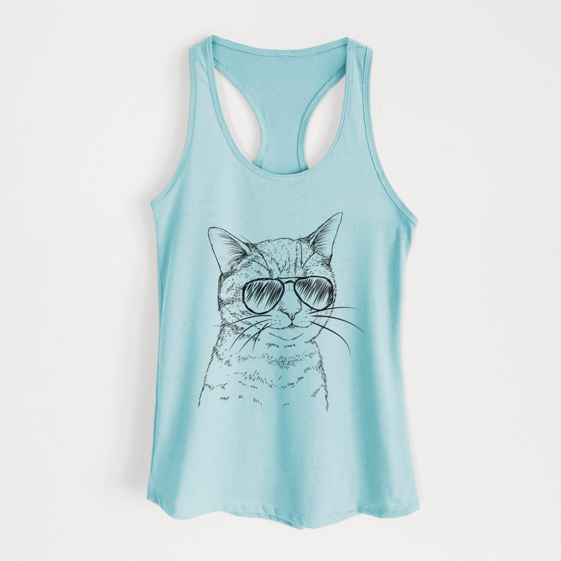 Dexter the Domestic Shorthair - Women's Racerback Tanktop