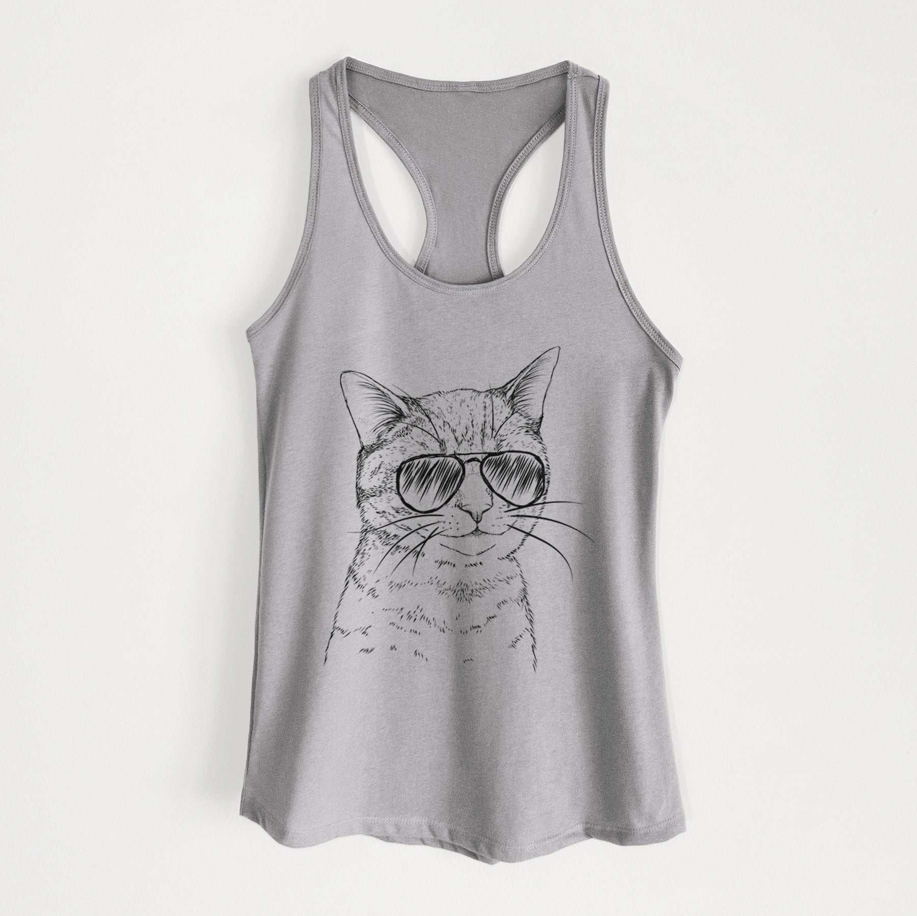 Dexter the Domestic Shorthair - Women's Racerback Tanktop