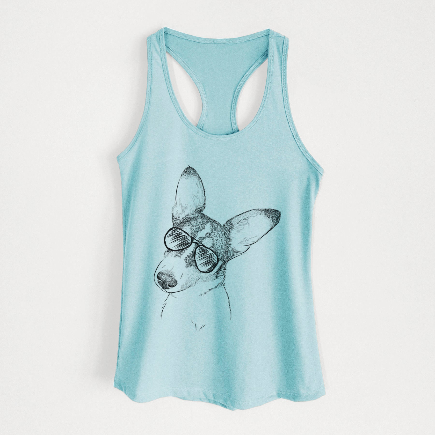 Dexter the Corgi - Women's Racerback Tanktop