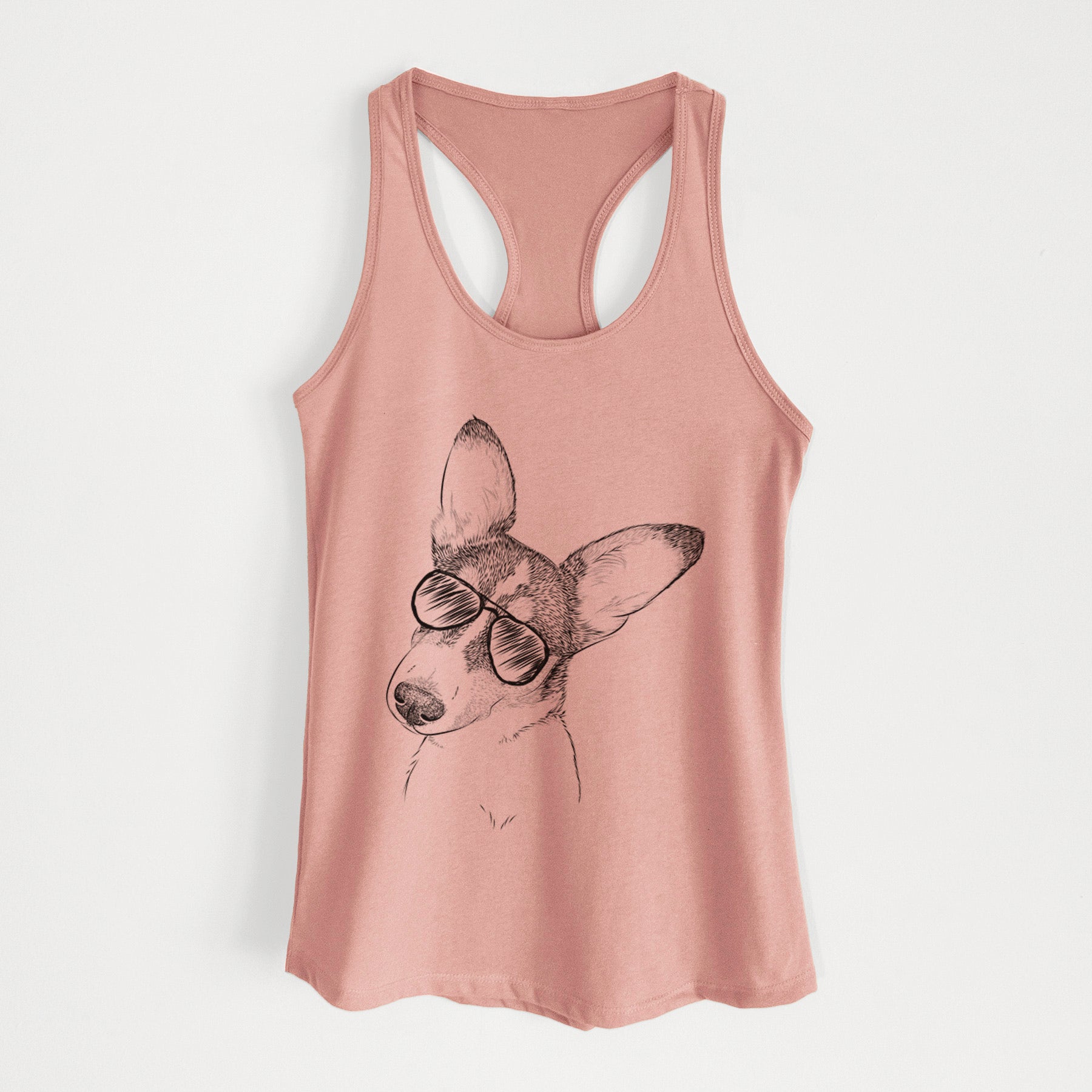 Dexter the Corgi - Women's Racerback Tanktop