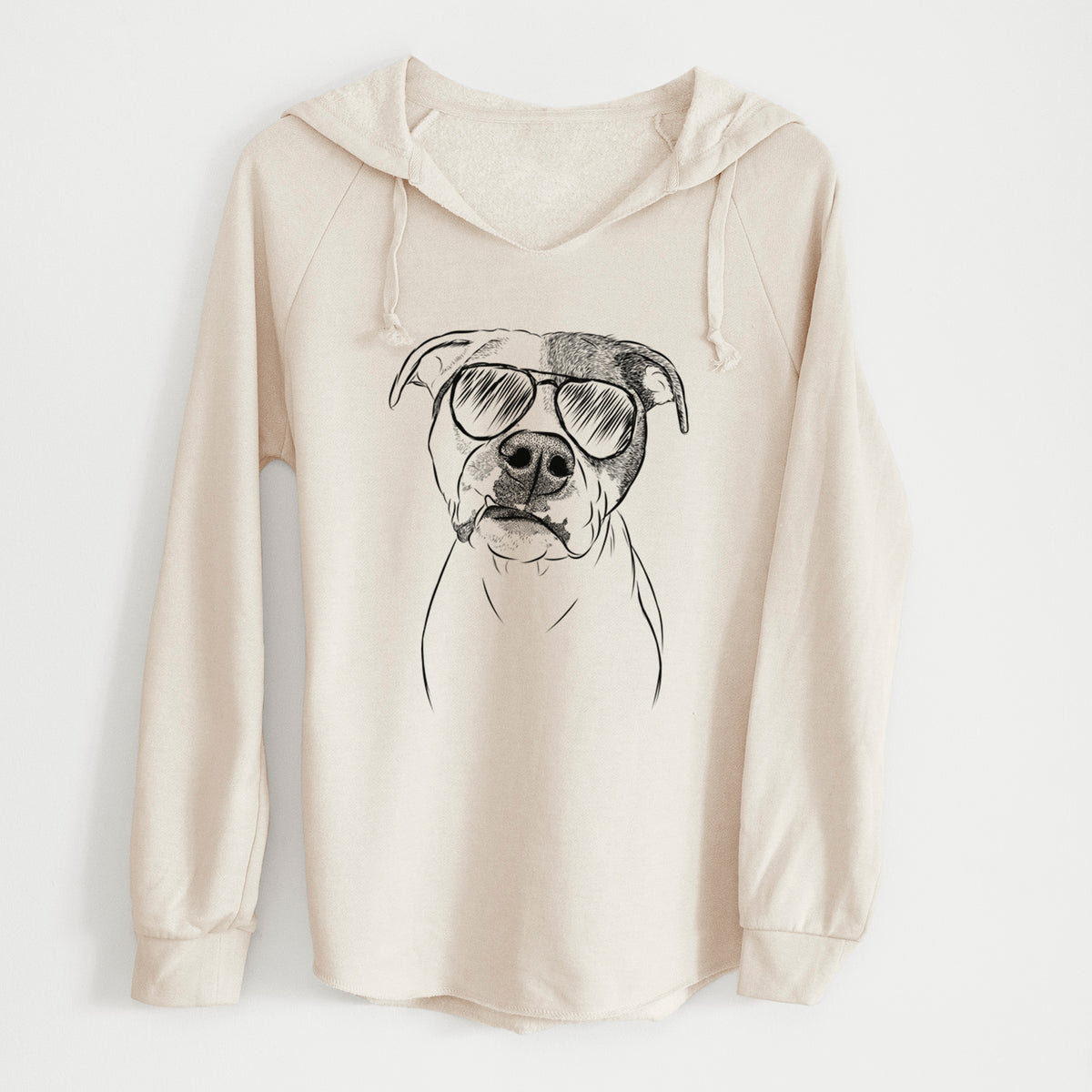 Aviator Dexter the Pitbull - Cali Wave Hooded Sweatshirt