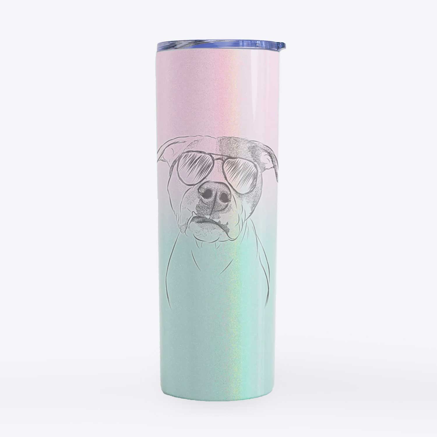 Dexter the Pitbull - 20oz Skinny Tumbler