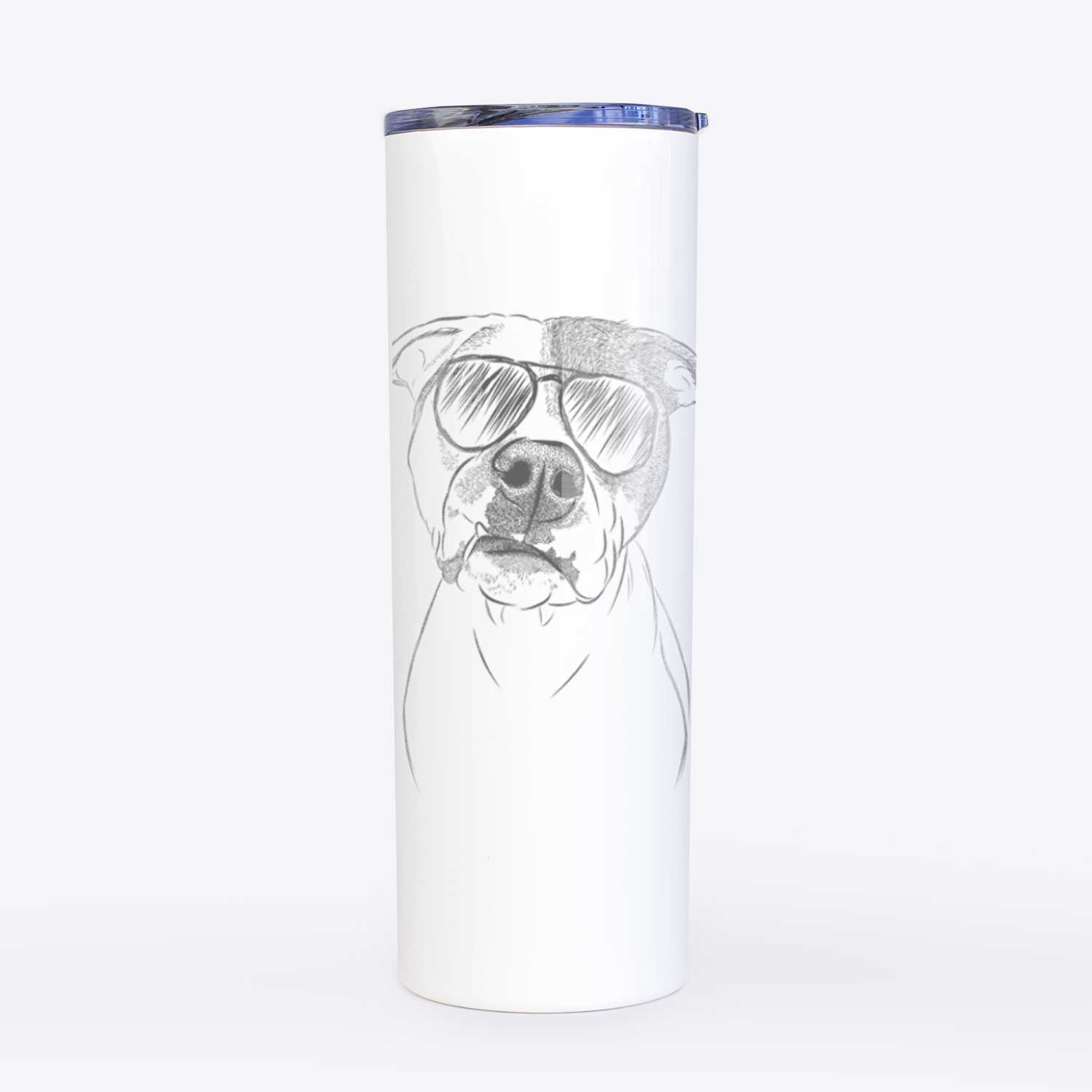 Dexter the Pitbull - 20oz Skinny Tumbler