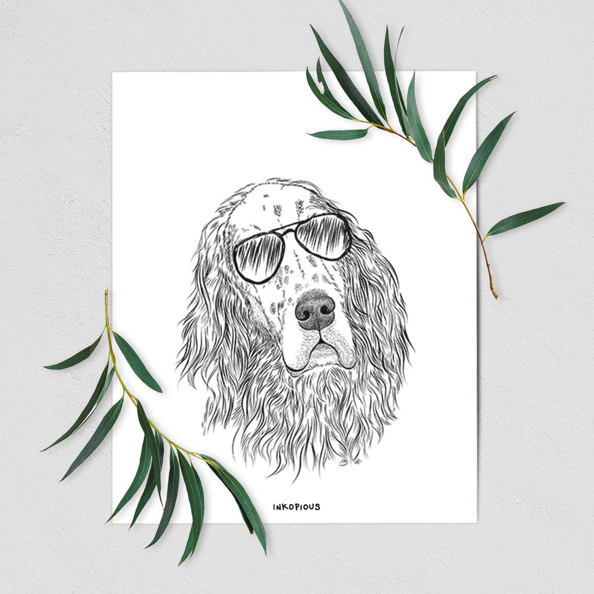 Dexter the English Setter Art Print
