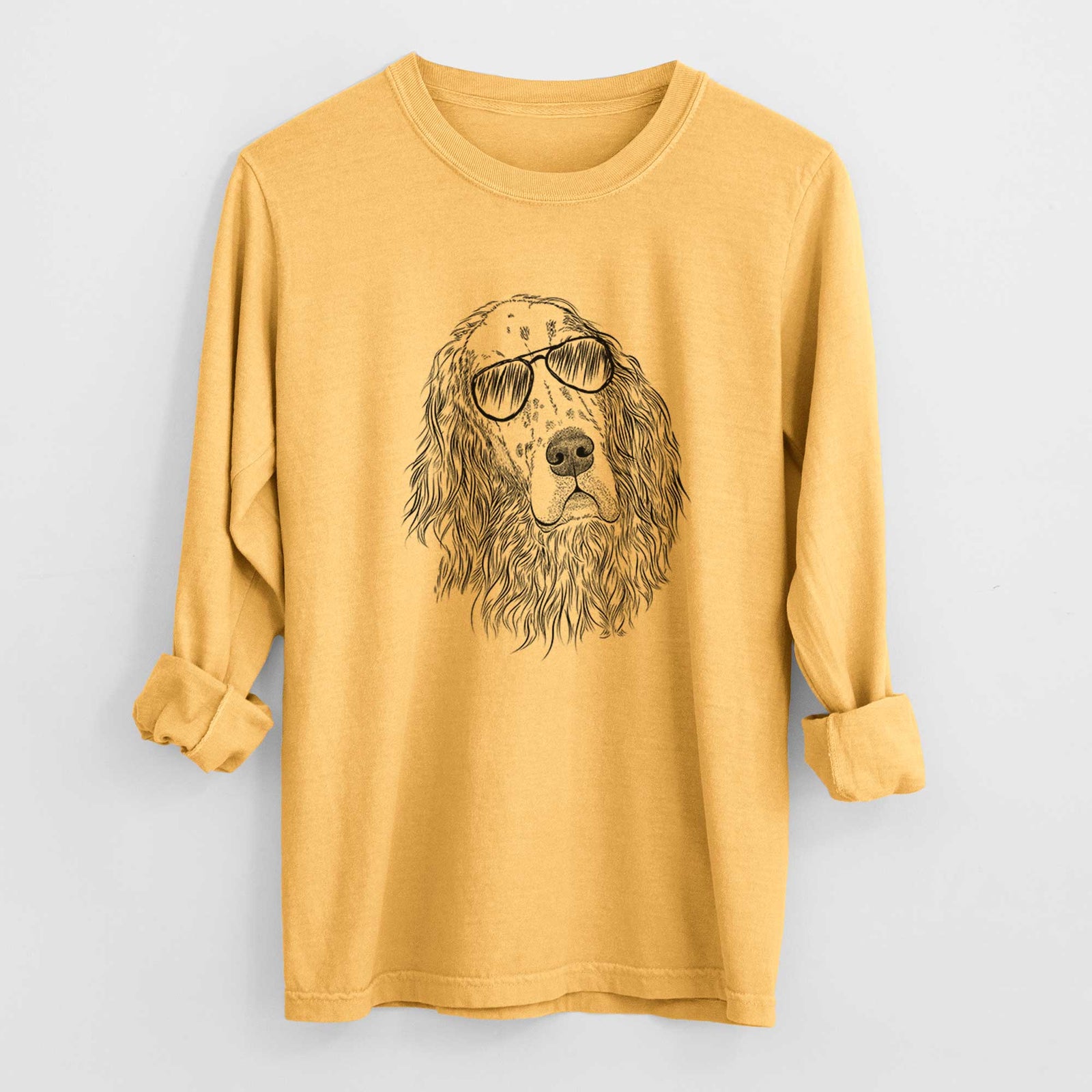 Aviators Dexter the English Setter - Heavyweight 100% Cotton Long Sleeve