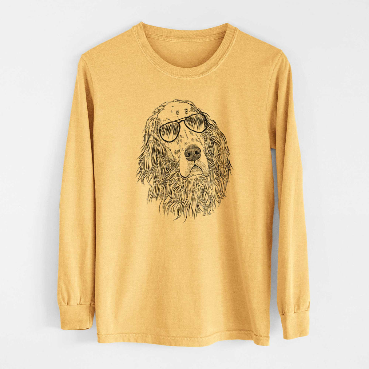 Aviators Dexter the English Setter - Heavyweight 100% Cotton Long Sleeve