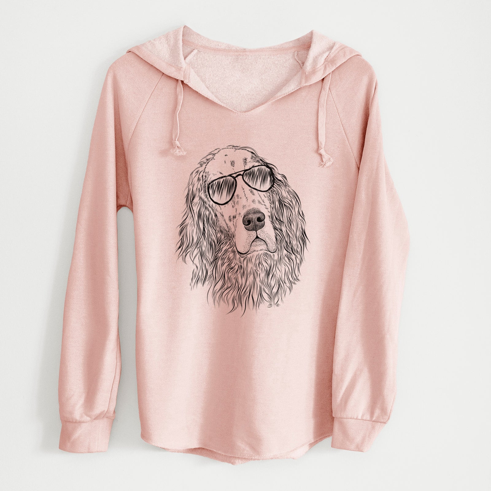 Aviator Dexter the English Setter - Cali Wave Hooded Sweatshirt