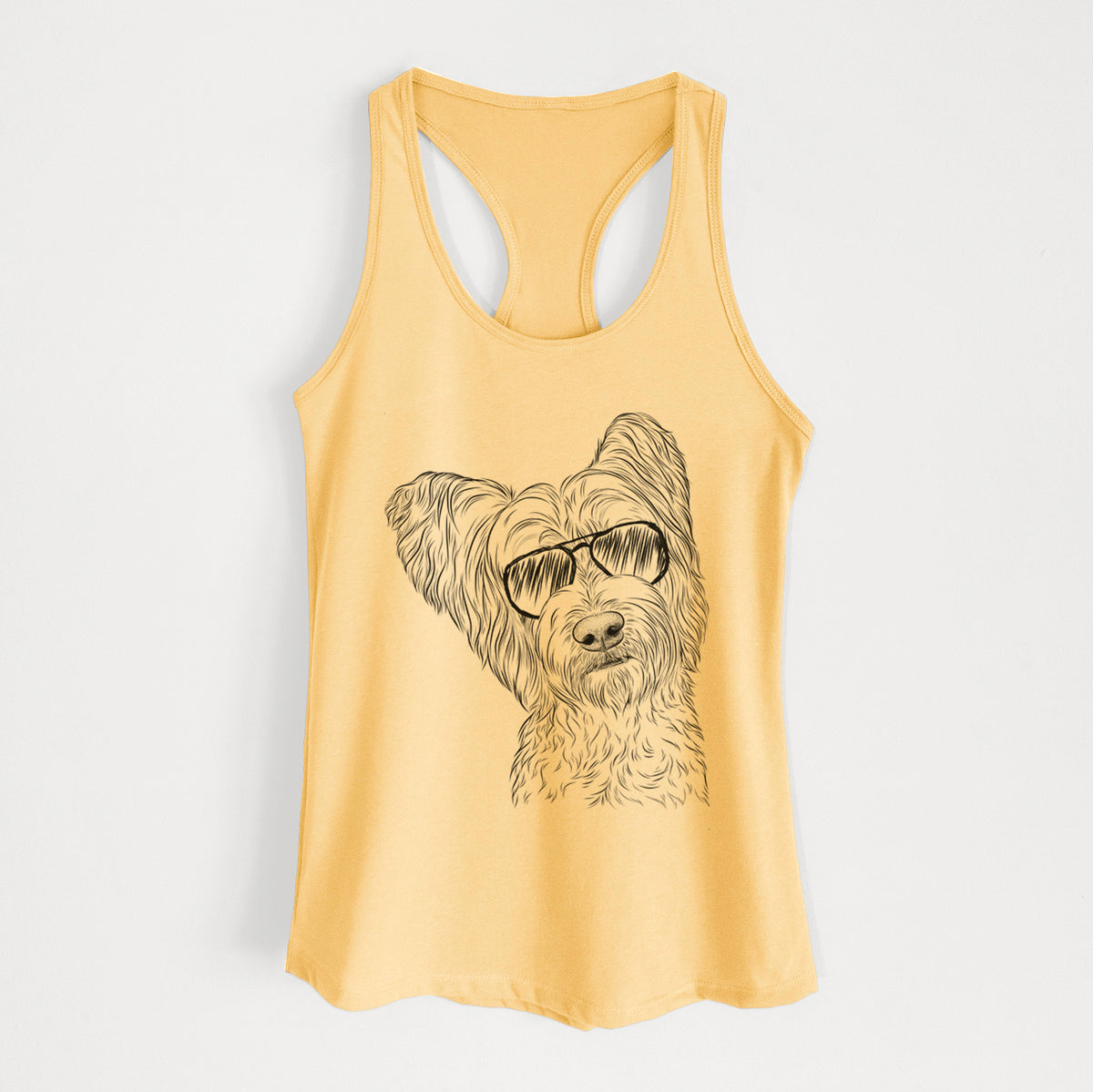 Dexter the Terrier Mix - Women's Racerback Tanktop