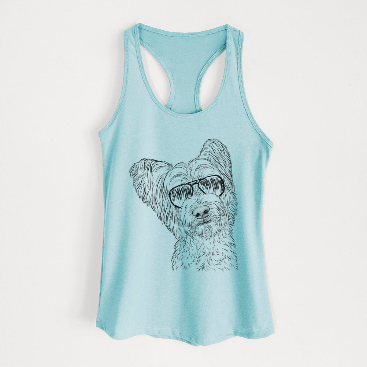Dexter the Terrier Mix - Women's Racerback Tanktop