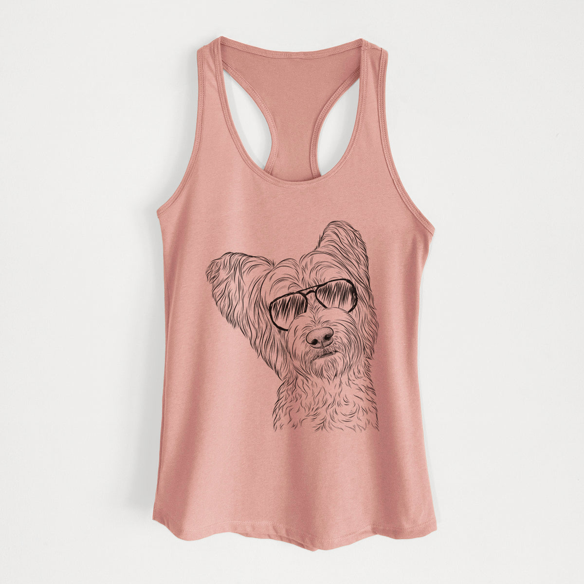 Dexter the Terrier Mix - Women's Racerback Tanktop