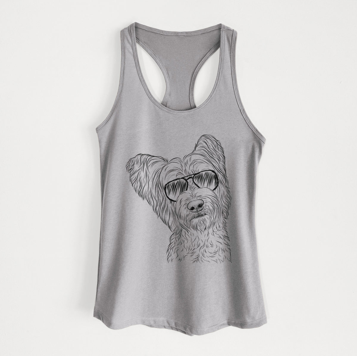 Dexter the Terrier Mix - Women's Racerback Tanktop