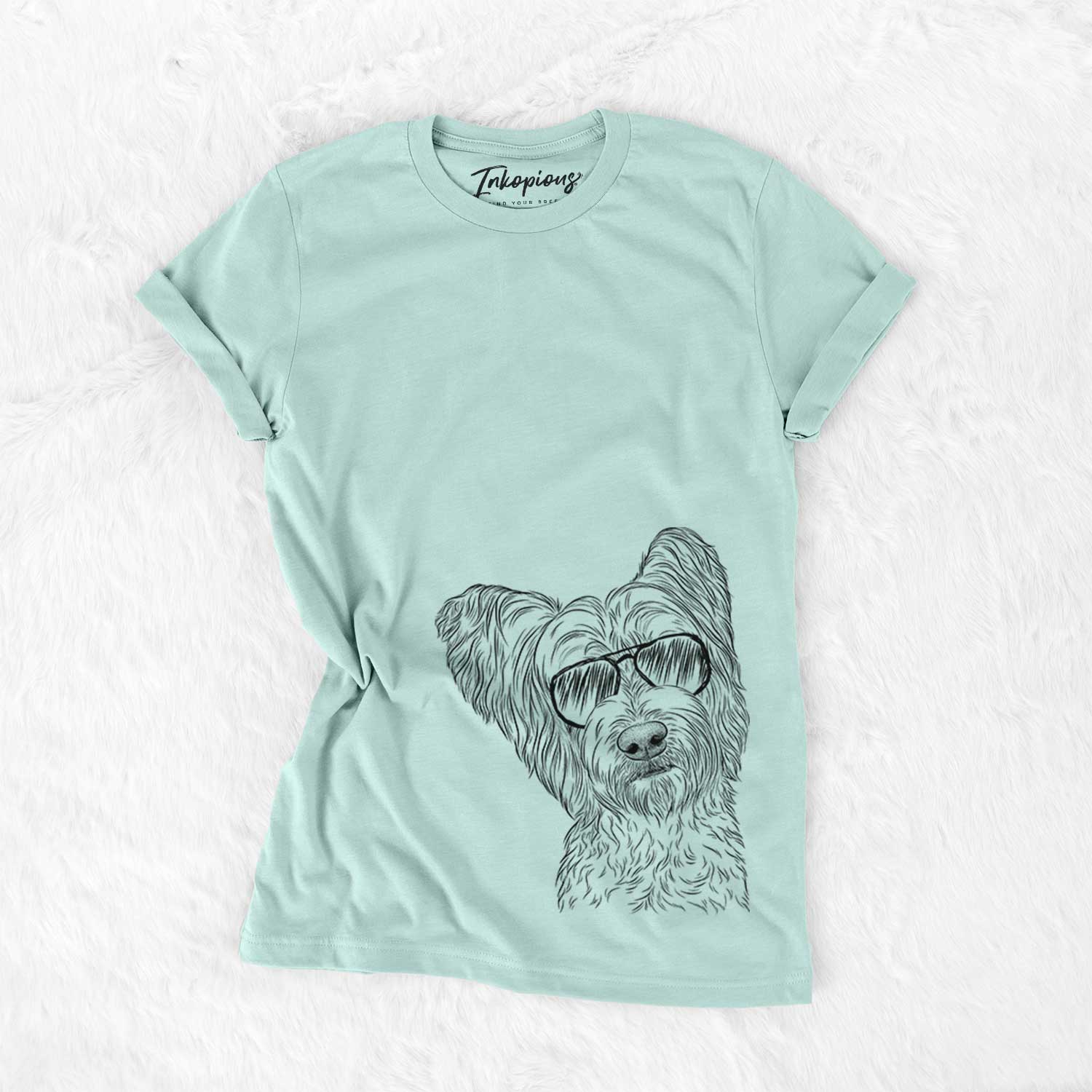 Aviator Dexter the Terrier Mix - Unisex Crewneck