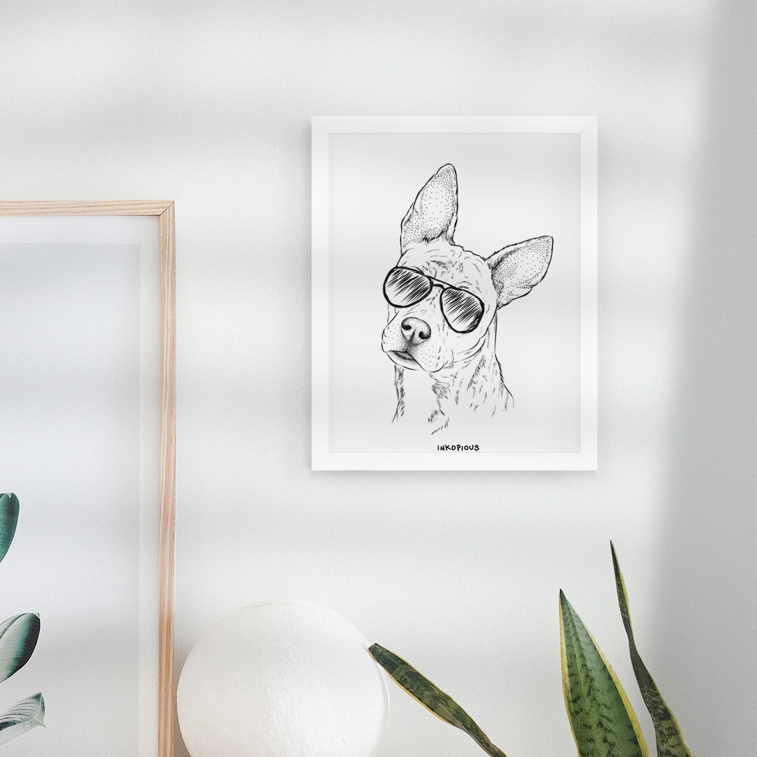 Diesel the Mixed Breed Art Print