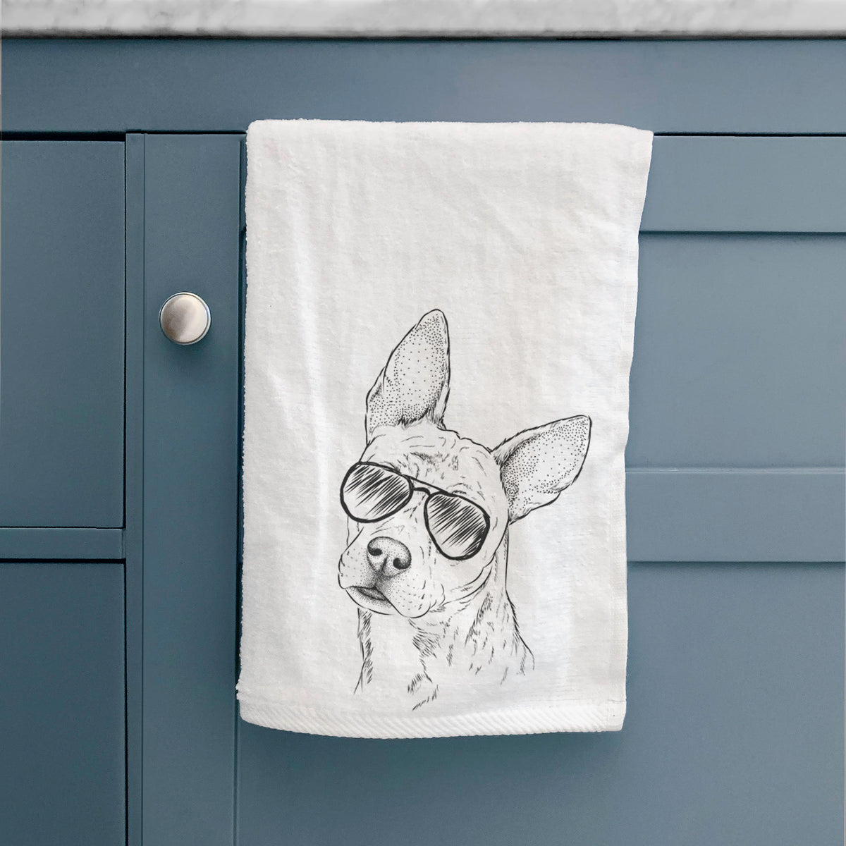 Diesel the Mixed Breed Decorative Hand Towel