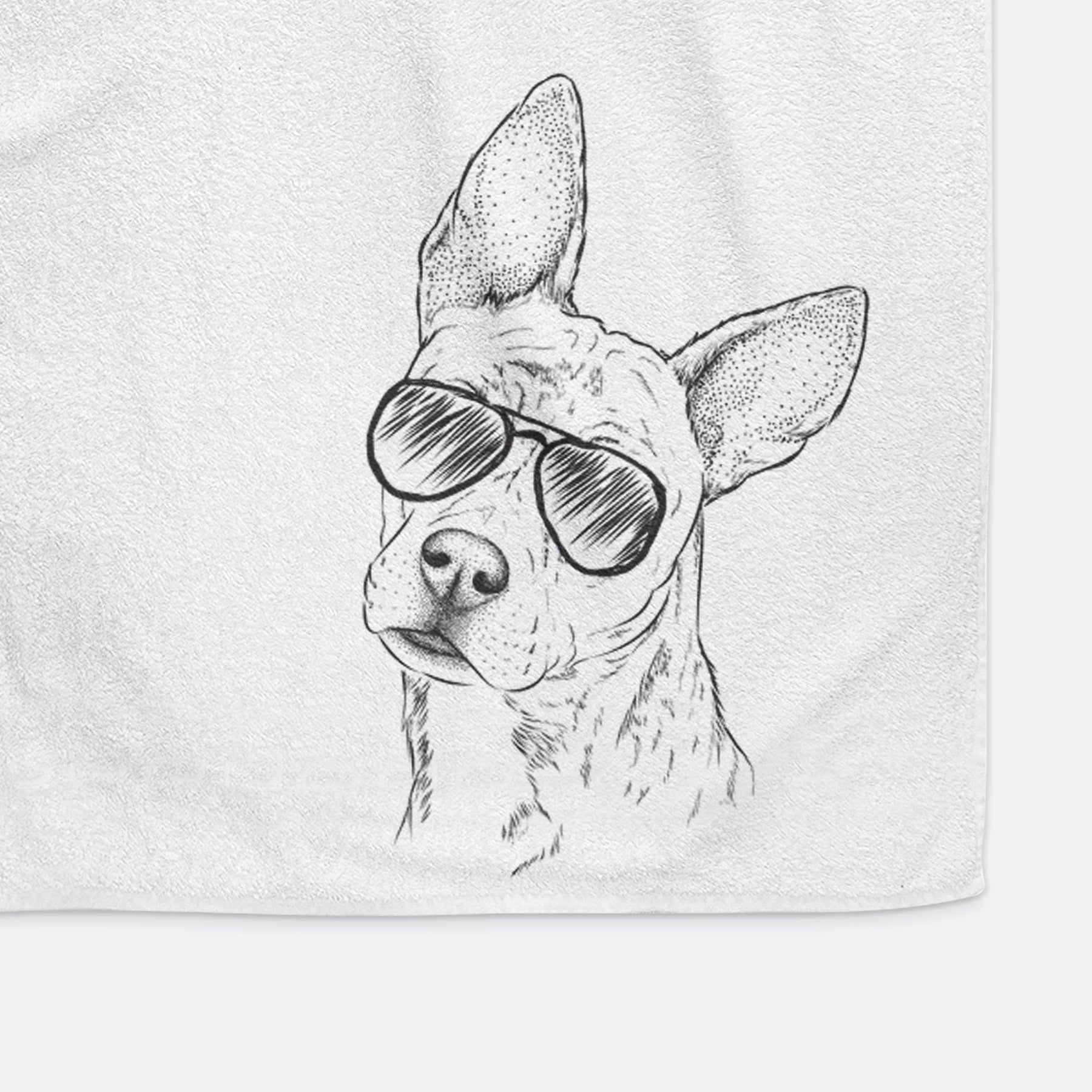 Diesel the Mixed Breed Decorative Hand Towel