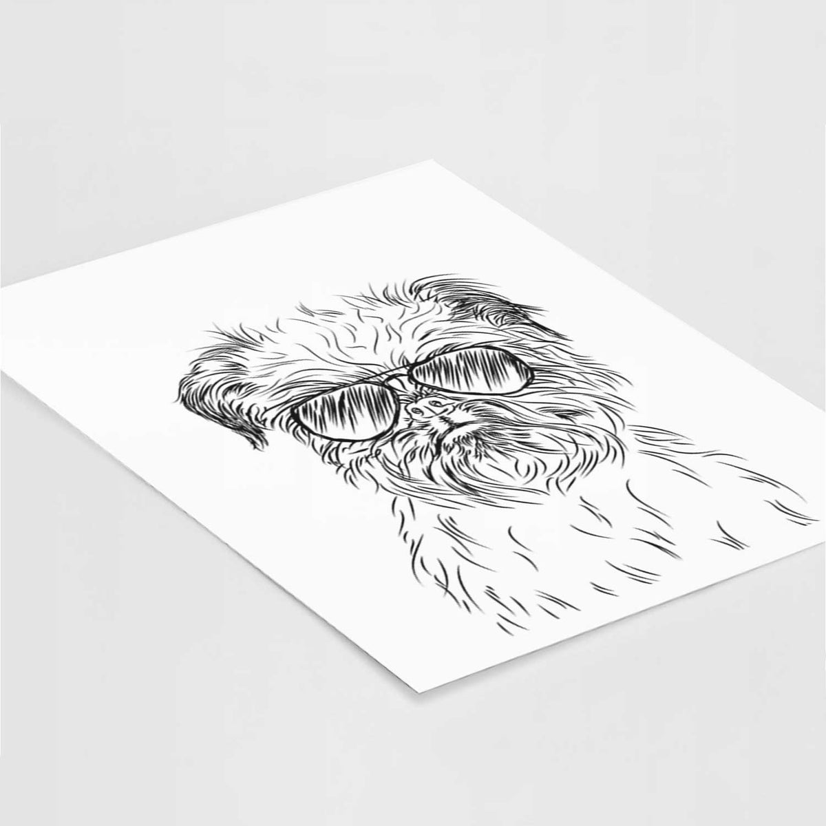 Digby the Brussels Griffon Art Print