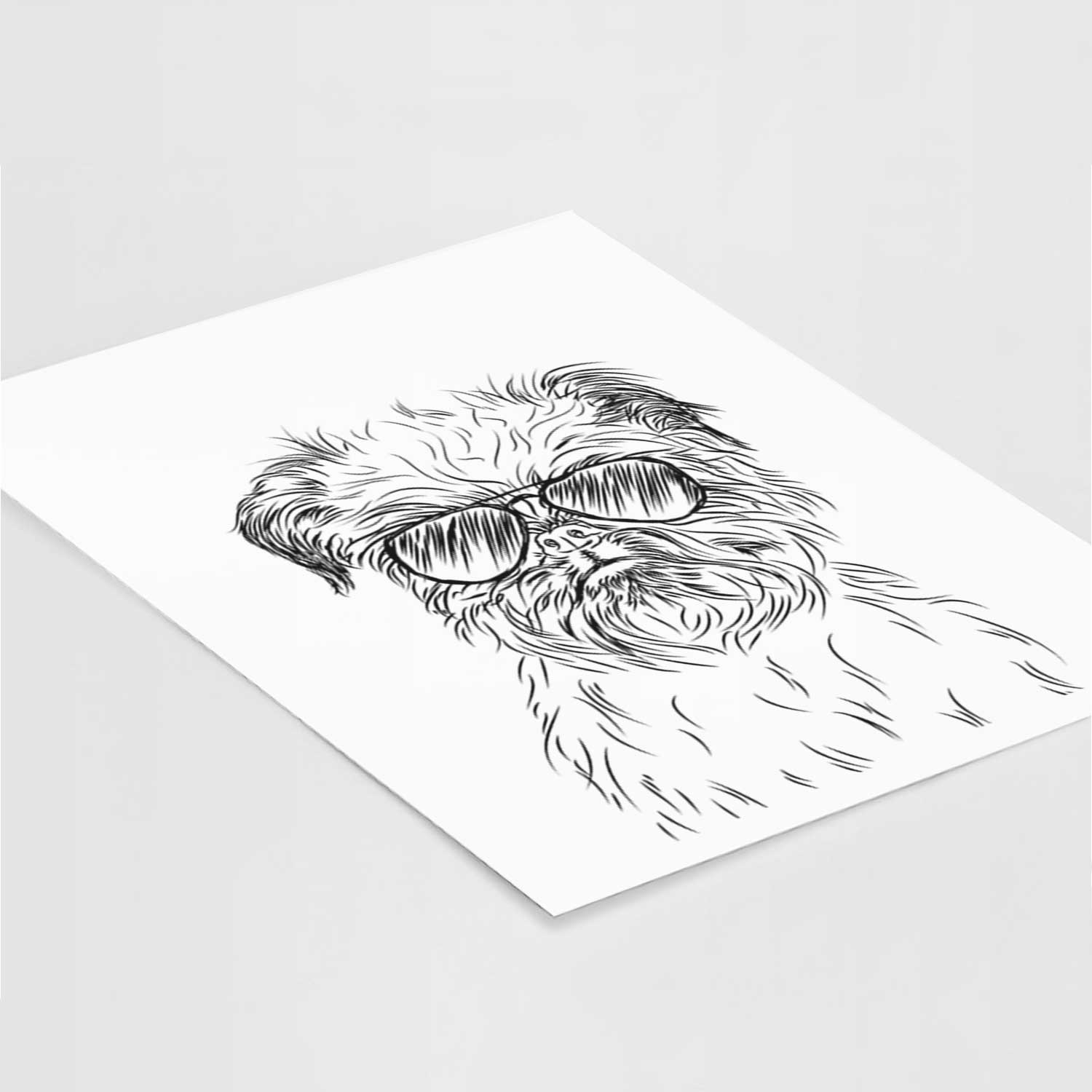 Digby the Brussels Griffon Art Print