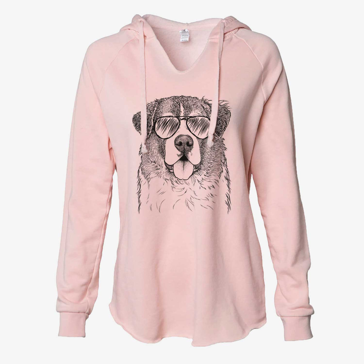 Dilly the Saint Bernard - Cali Wave Hooded Sweatshirt