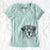 Aviator Dilly the Saint Bernard - Women's V-neck Shirt