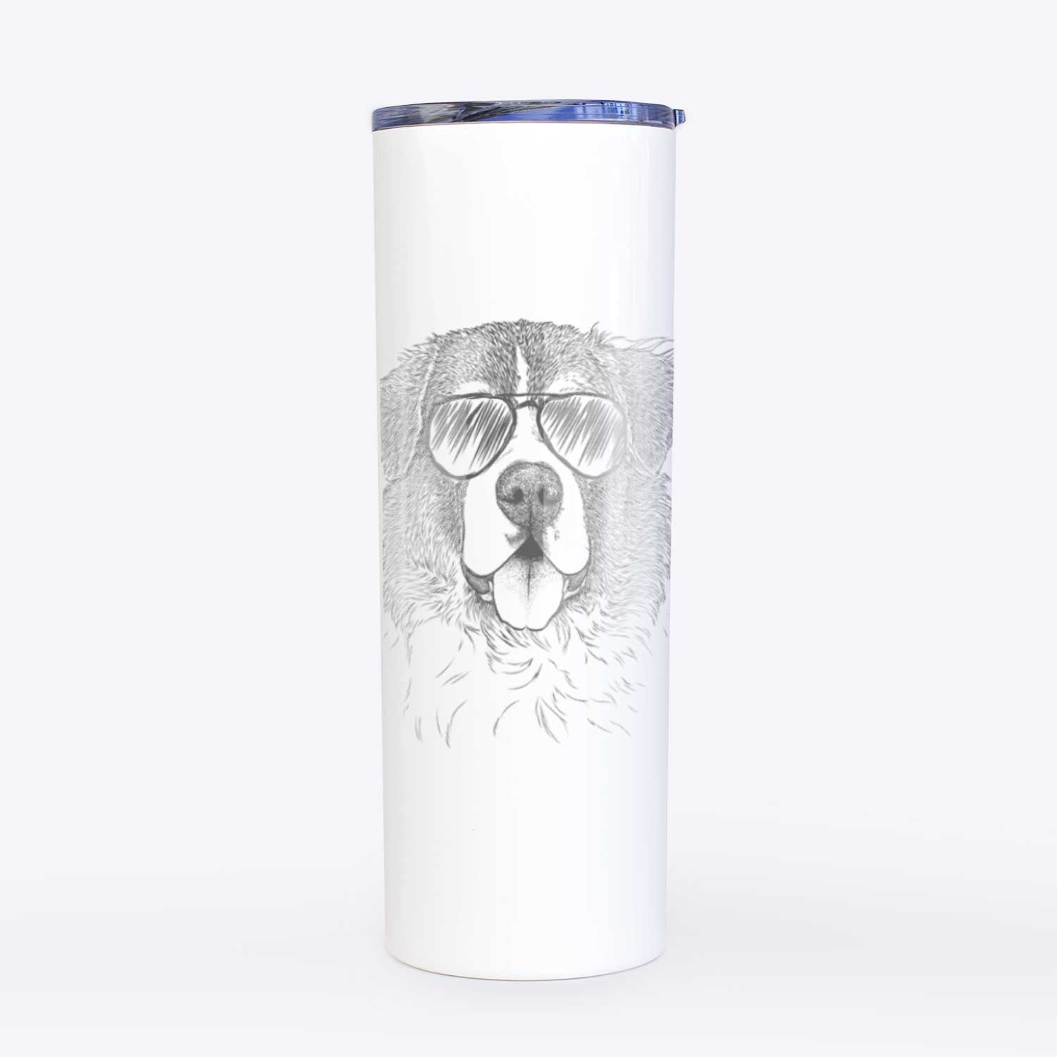 Dilly the Saint Bernard - 20oz Skinny Tumbler