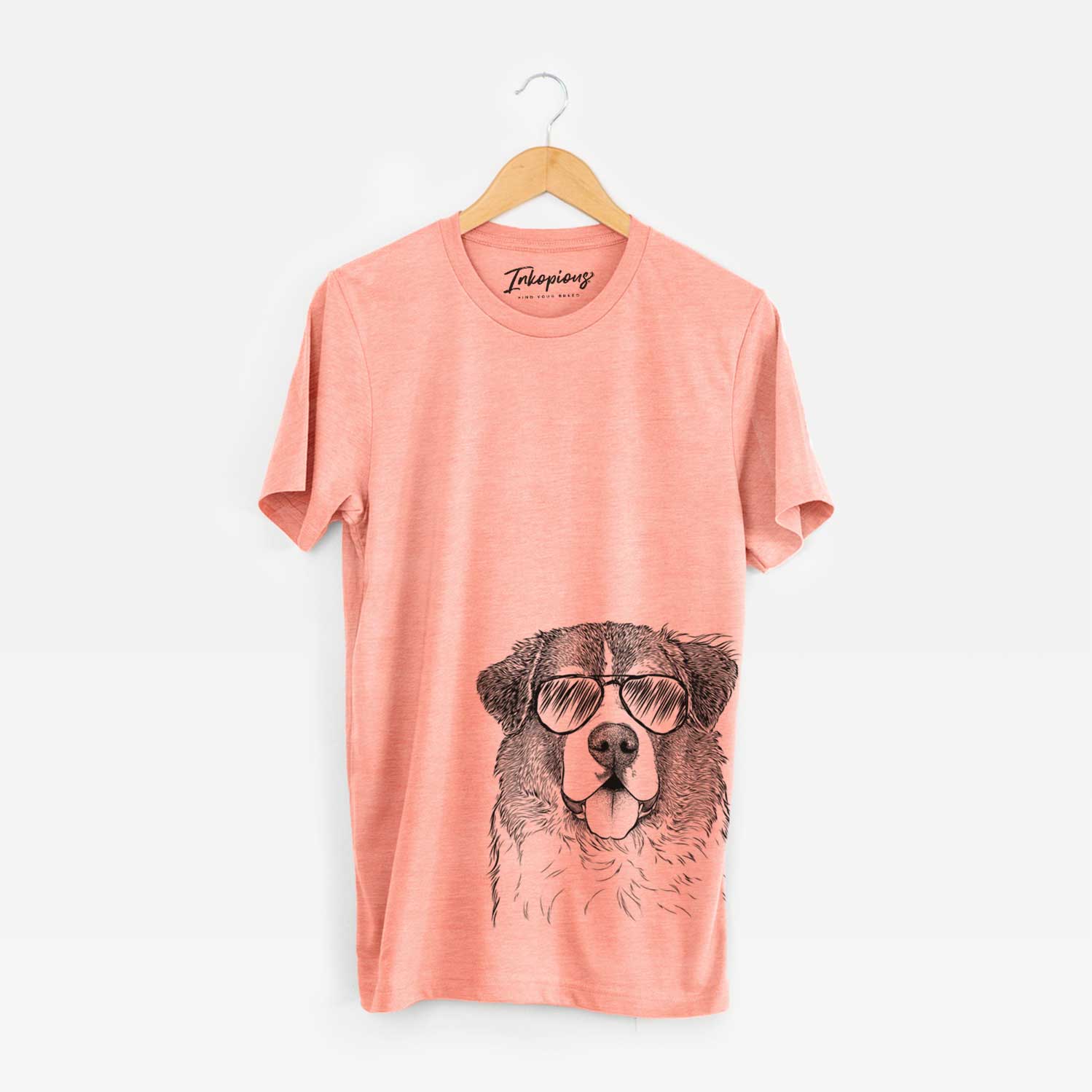 Aviator Dilly the Saint Bernard - Unisex Crewneck