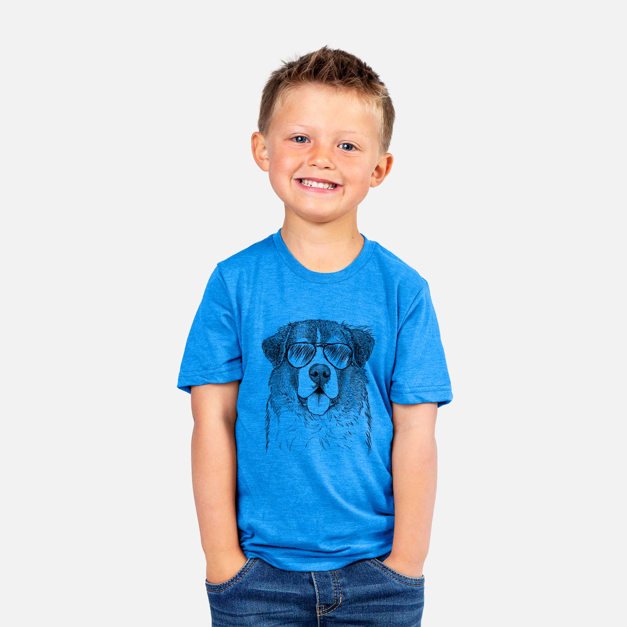 Aviator Dilly the Saint Bernard - Kids/Youth/Toddler Shirt