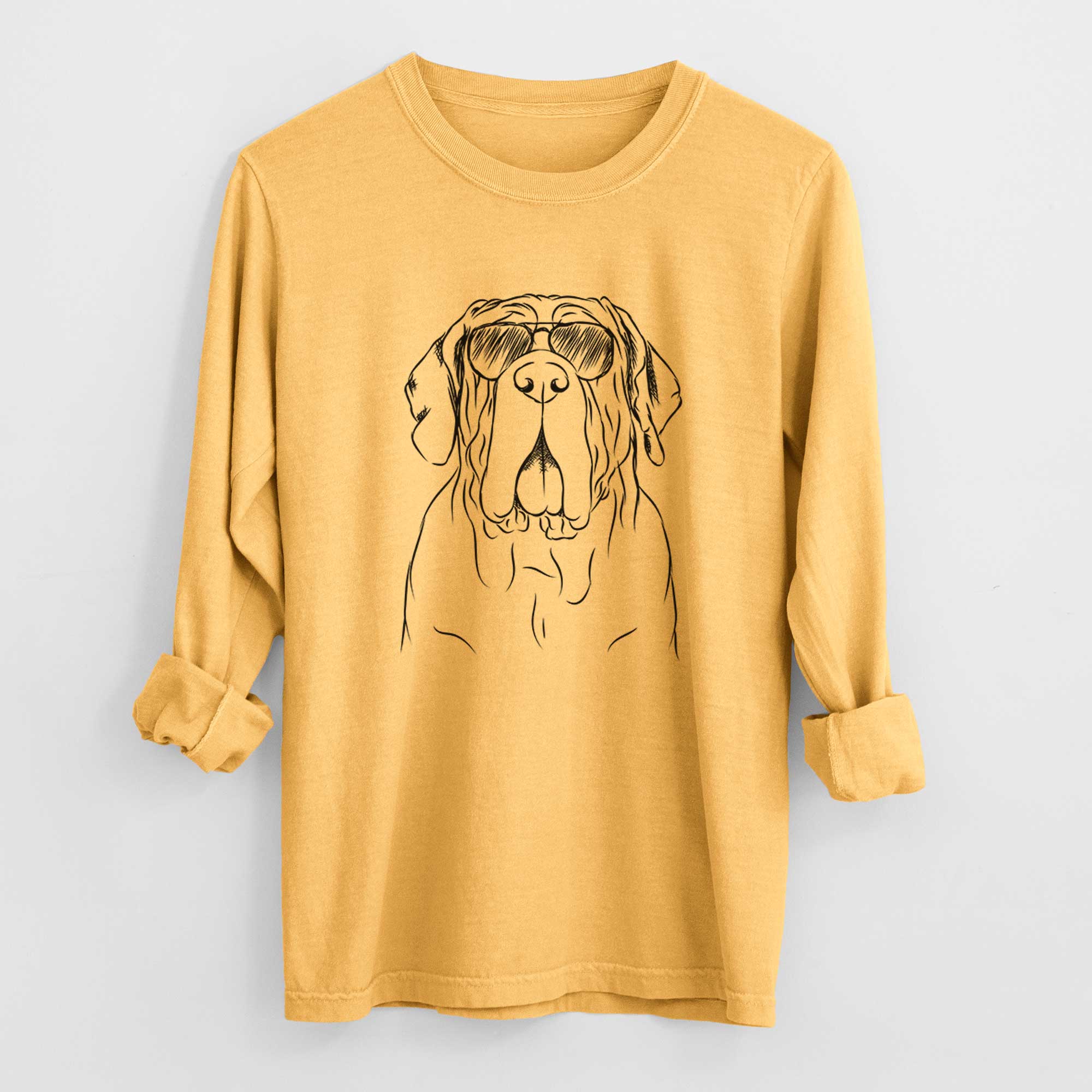 Aviators Dinah the Neapolitan Mastiff - Heavyweight 100% Cotton Long Sleeve