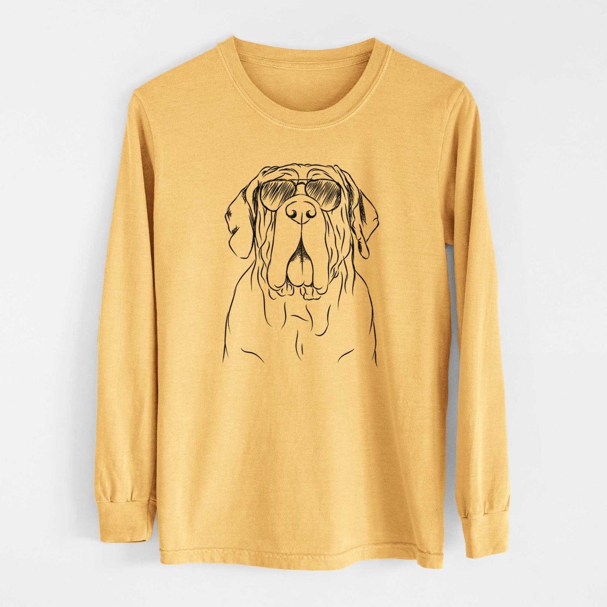 Aviators Dinah the Neapolitan Mastiff - Heavyweight 100% Cotton Long Sleeve