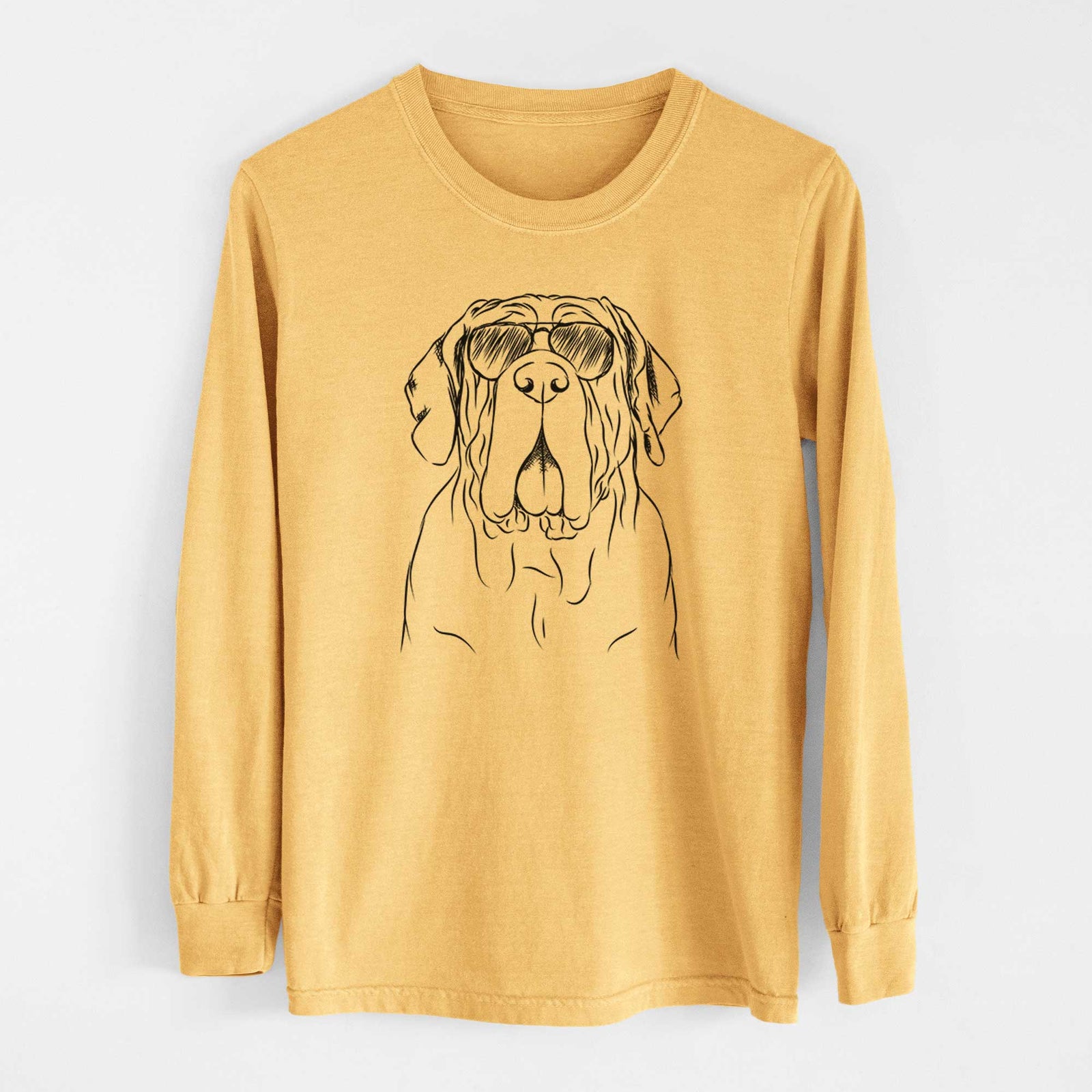 Aviators Dinah the Neapolitan Mastiff - Heavyweight 100% Cotton Long Sleeve