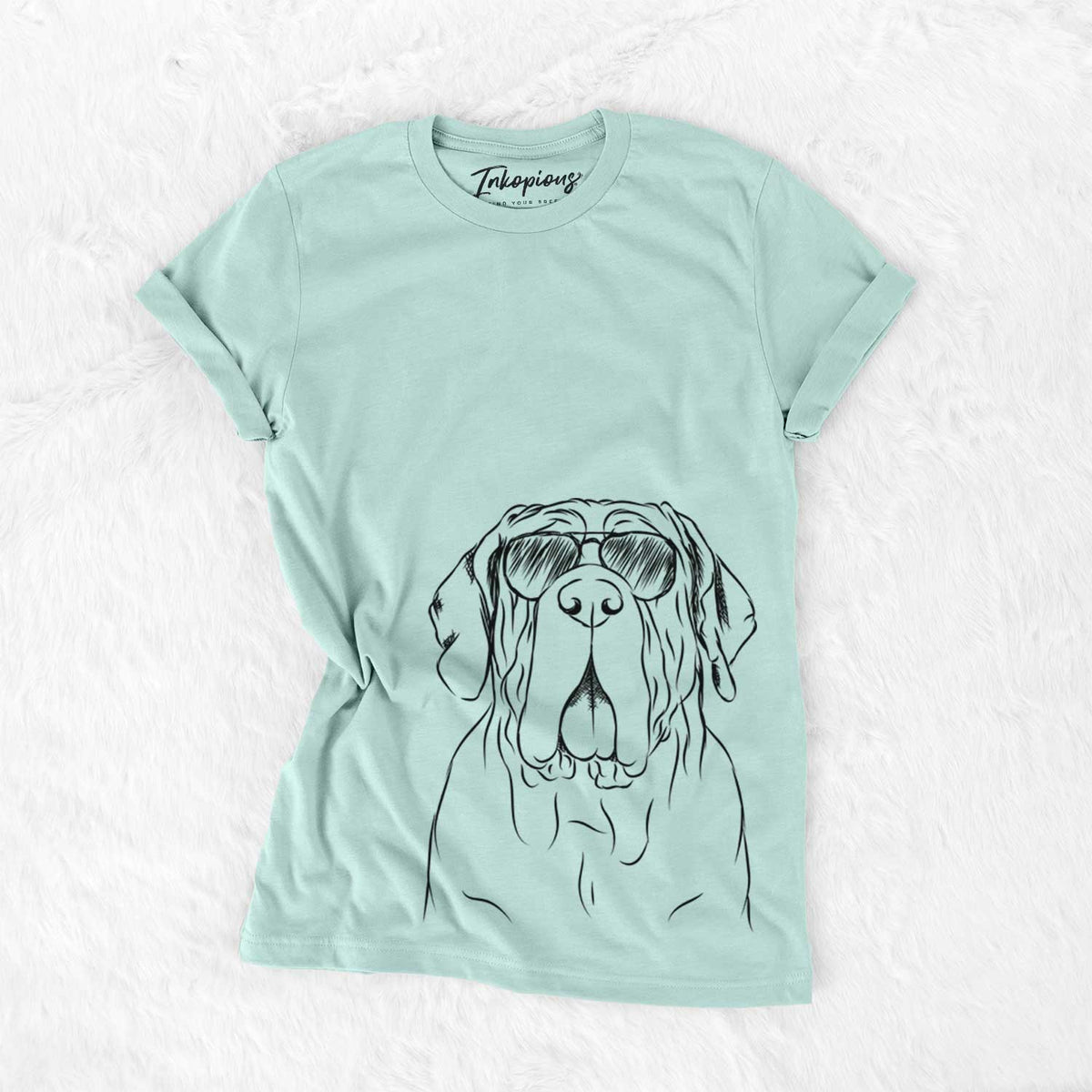 Aviator Dinah the Neapolitan Mastiff - Unisex Crewneck