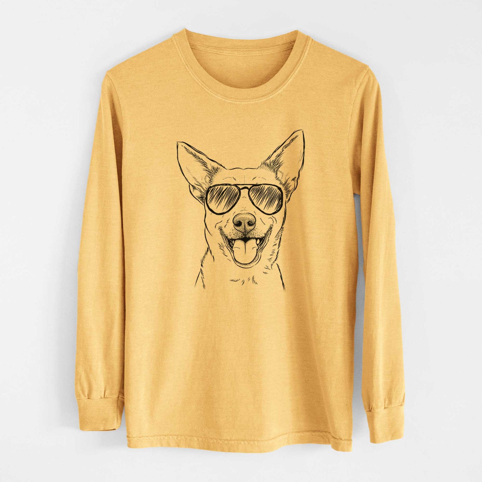 Aviators Dinghy the Mixed Breed - Heavyweight 100% Cotton Long Sleeve