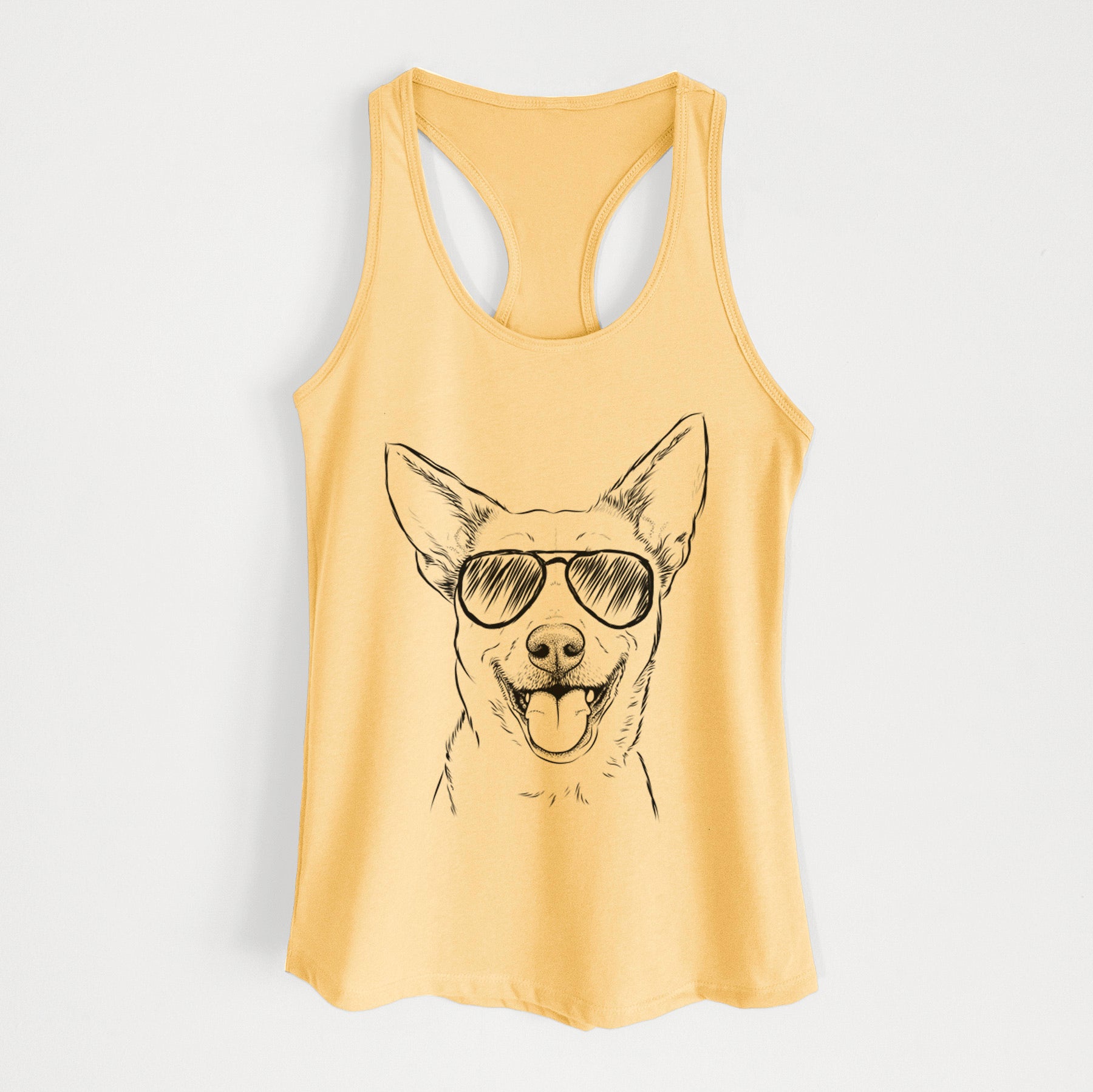 Dinghy the Mixed Breed - Women's Racerback Tanktop