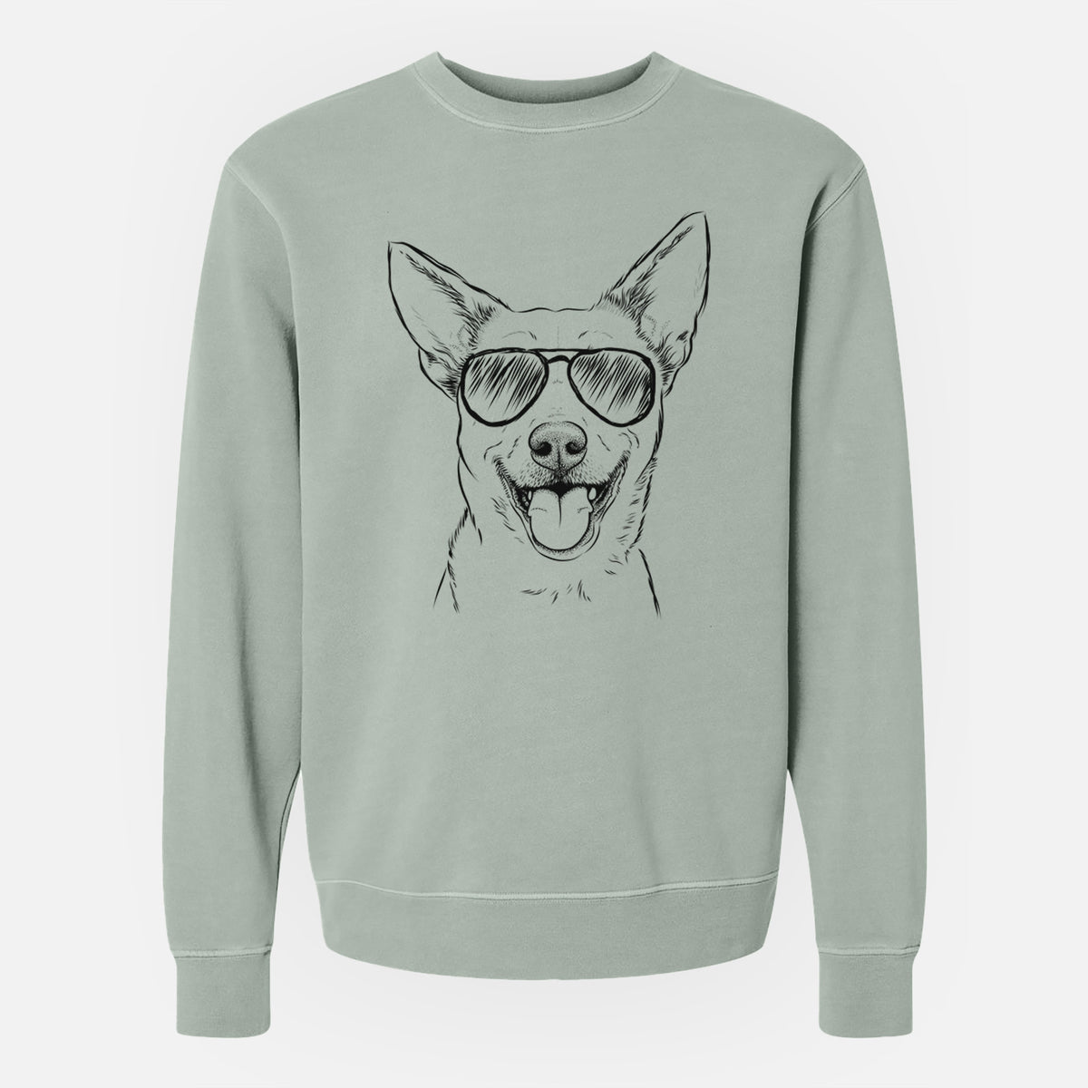 Aviator Dinghy the Mixed Breed - Unisex Pigment Dyed Crew Sweatshirt