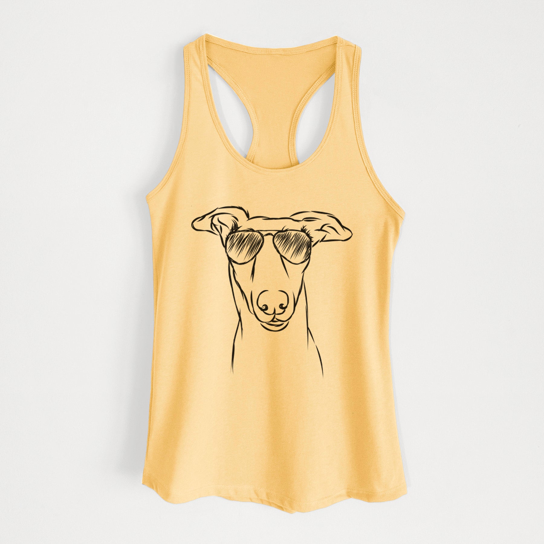 Diva the Greyhound - Women's Racerback Tanktop