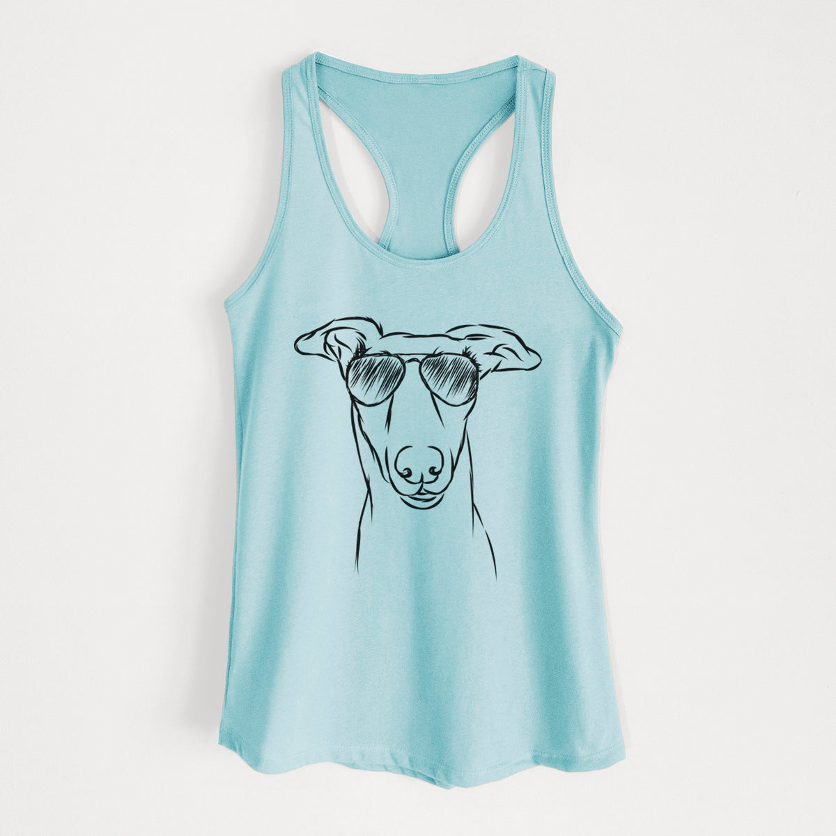 Diva the Greyhound - Women's Racerback Tanktop