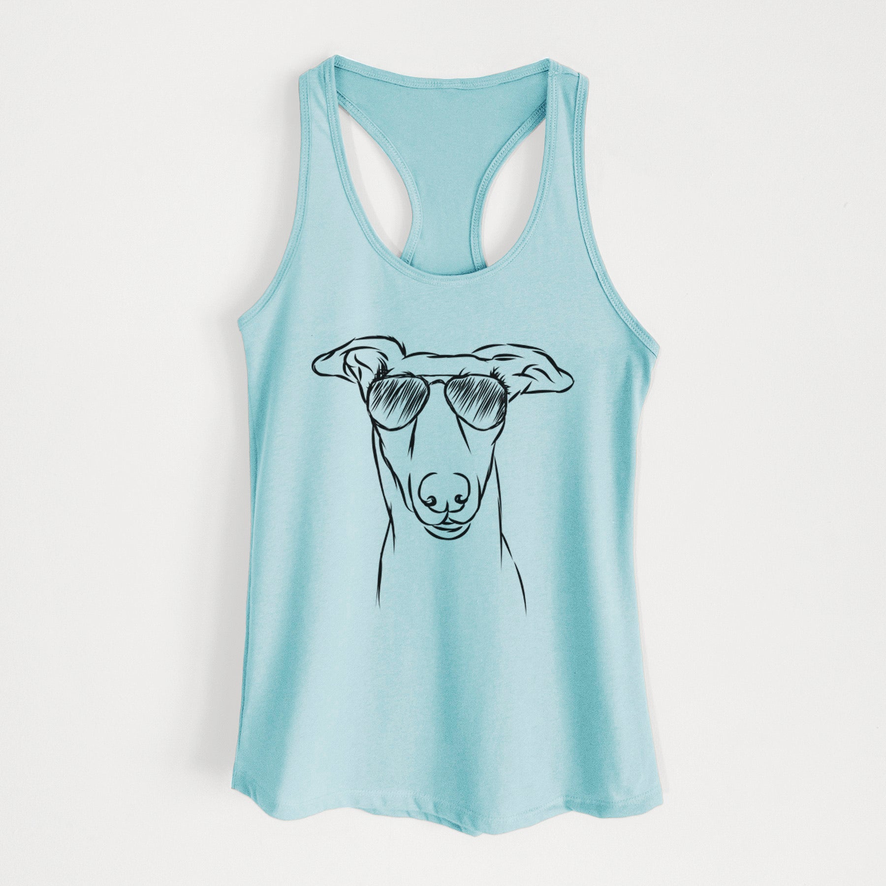 Diva the Greyhound - Women's Racerback Tanktop