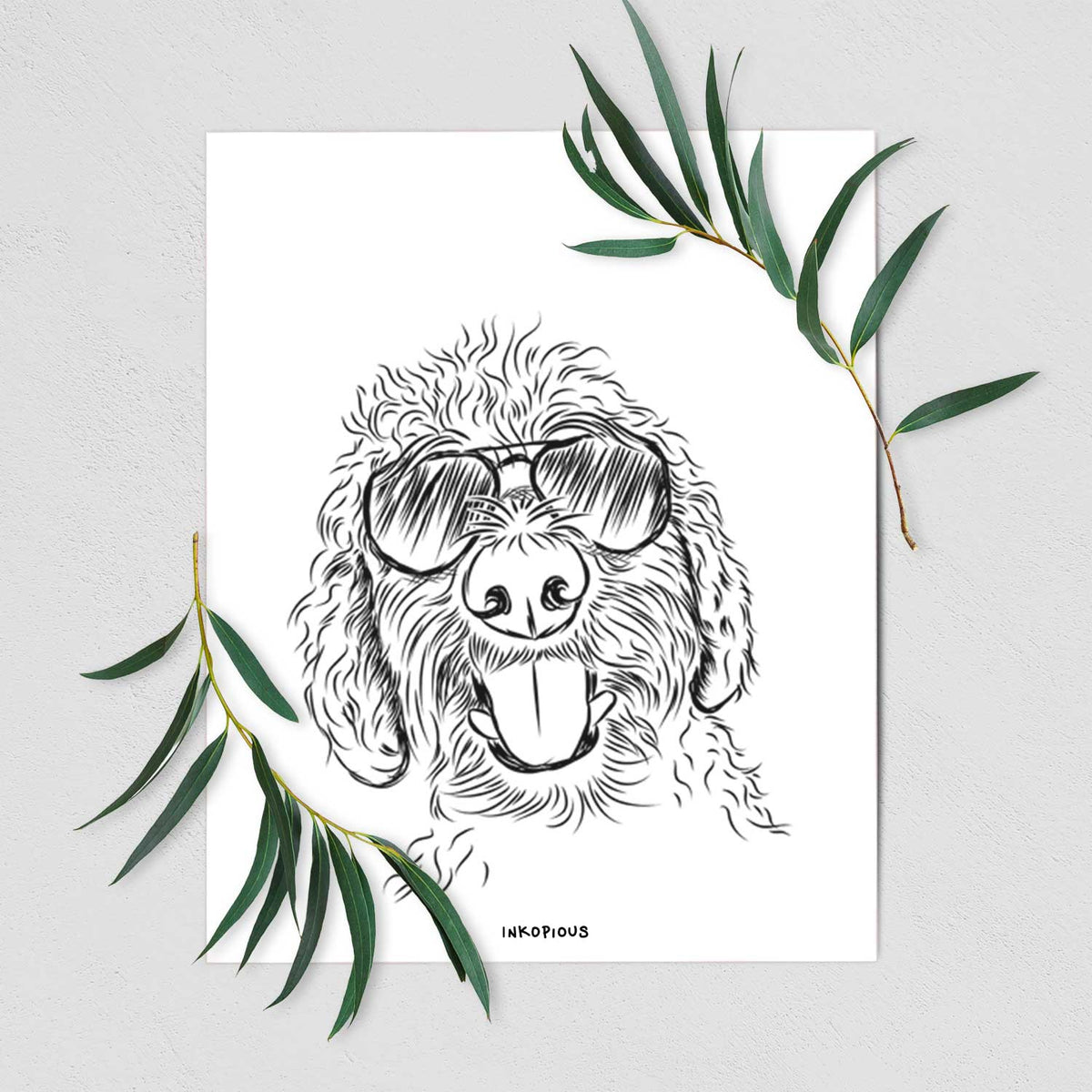 Dixie the Doodle Art Print