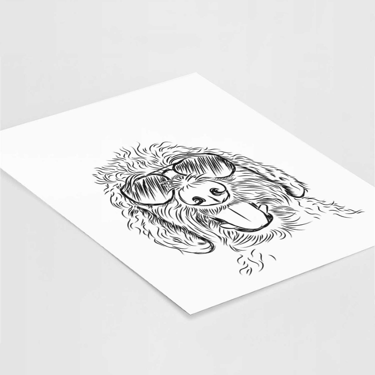 Dixie the Doodle Art Print