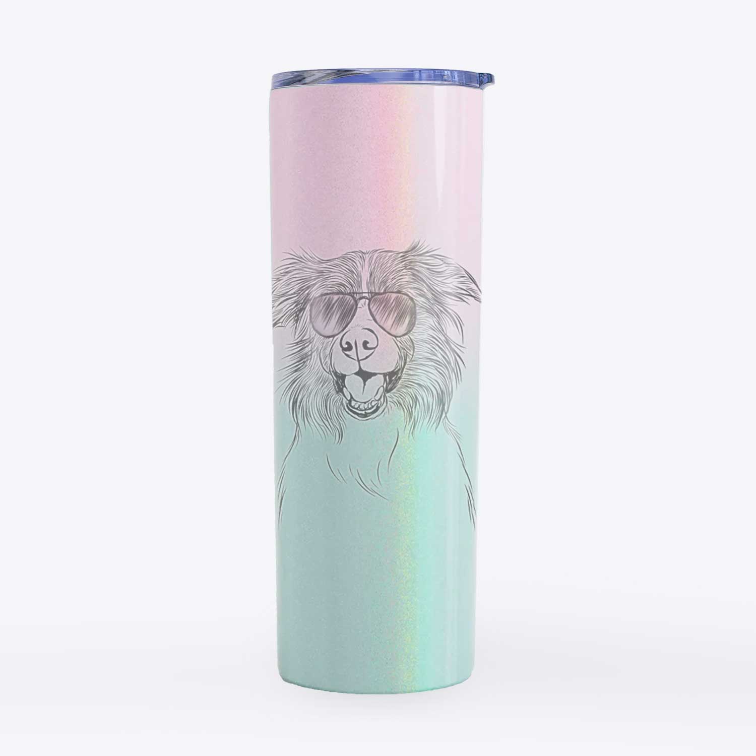 Dizzy the Border Collie - 20oz Skinny Tumbler