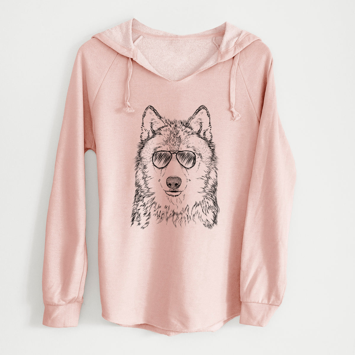 Aviator Django the Grey Wolf - Cali Wave Hooded Sweatshirt