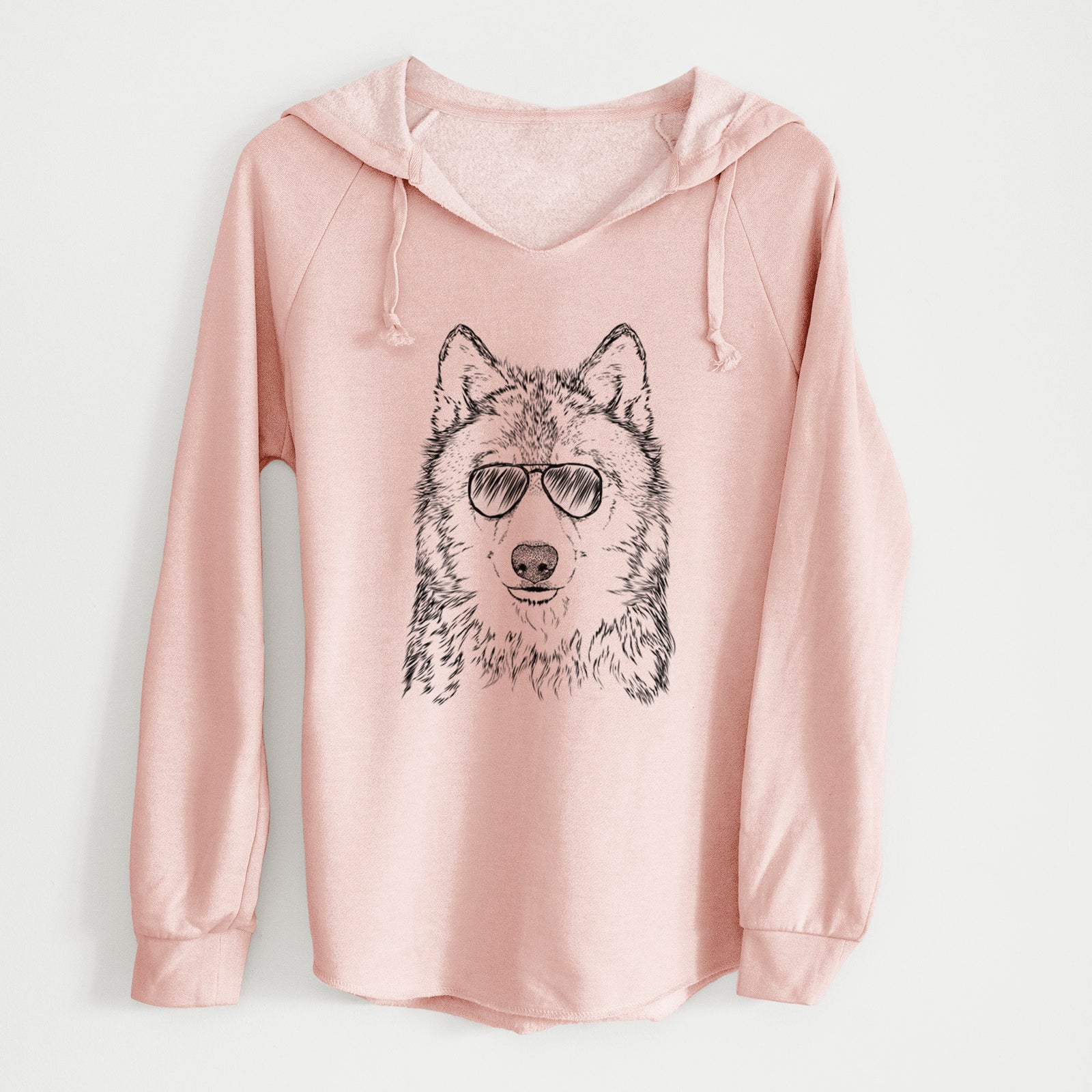 Aviator Django the Grey Wolf - Cali Wave Hooded Sweatshirt
